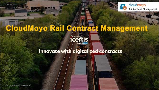 CloudMoyo Rail Contract Management: A 1-minute video