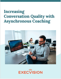 Increasing Conversation Quality in Remote Environments with Asynchronous Coaching