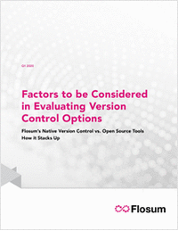 Factors to be Considered in Evaluating Version Control Options