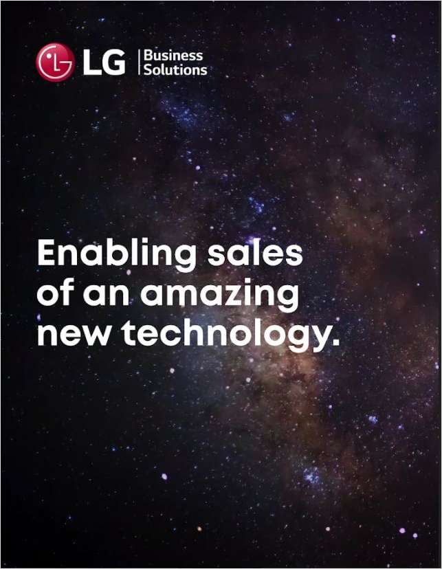 Enabling sales of an amazing new technology: how LG wowed (and won over!) new B2B customers with an awe-inspiring story.