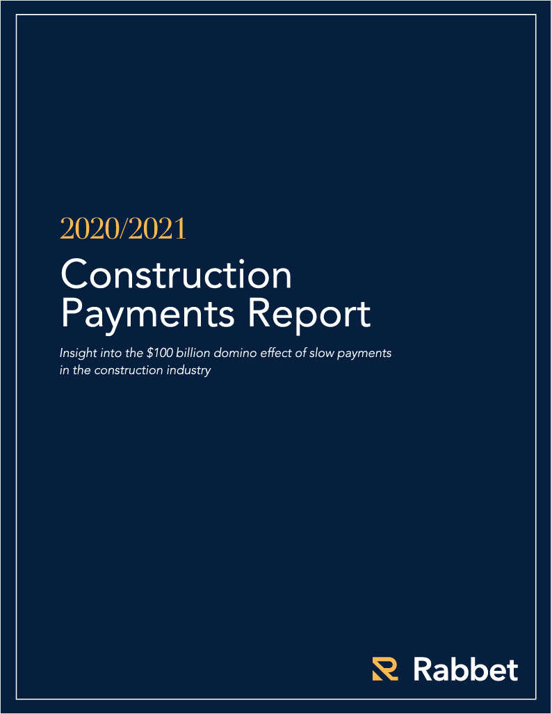 2020/2021 Construction Payments Report