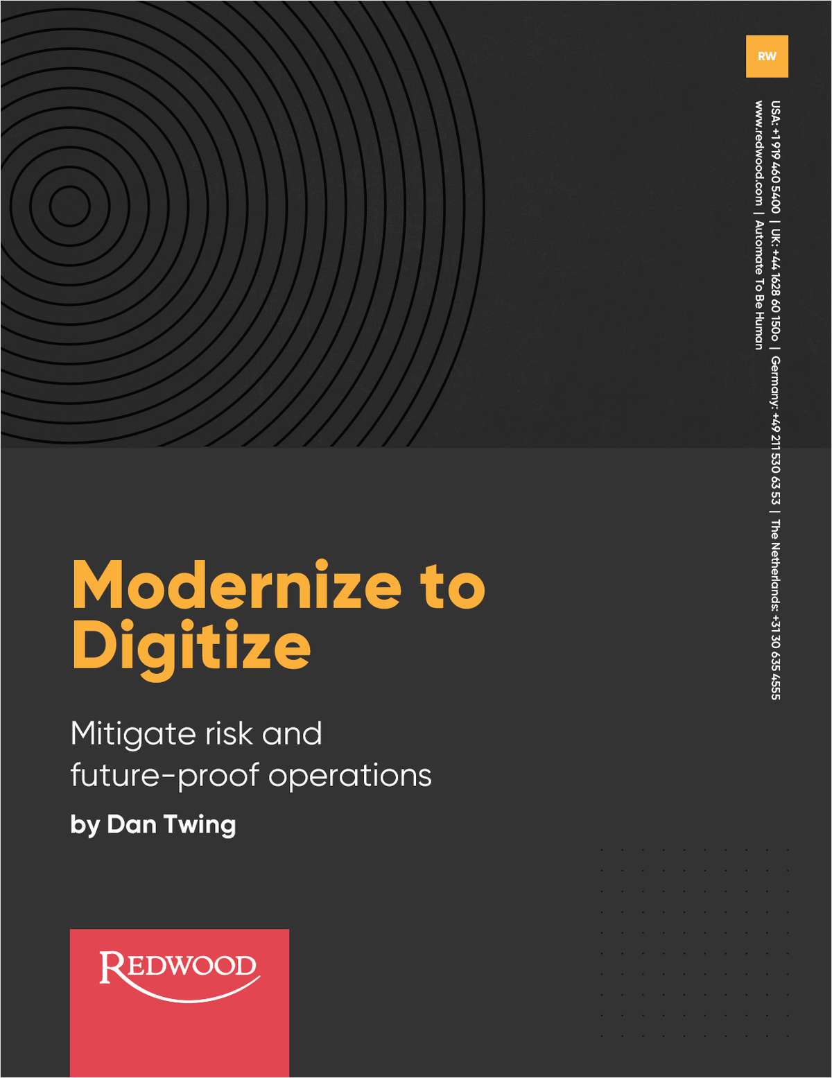 Modernize to Digitize Future-Proof Operations and Mitigate Risk