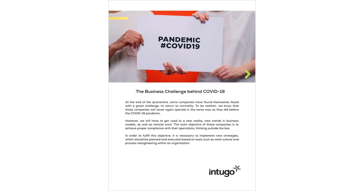 The Business Challenge Behind COVID-19