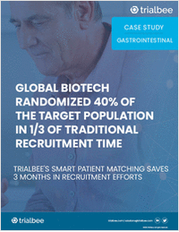 TRIALBEE'S SMART PATIENT MATCHING SAVES 3 MONTHS IN RECRUITMENT EFFORTS