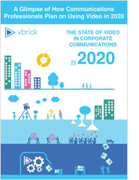 THE STATE OF VIDEO IN CORPORATE COMMUNICATIONS IN 2020