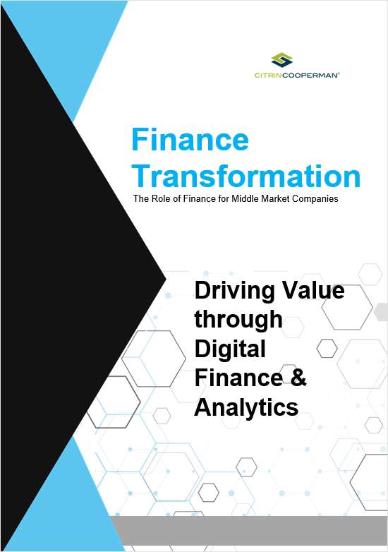 Driving Value through Digital Finance & Analytics