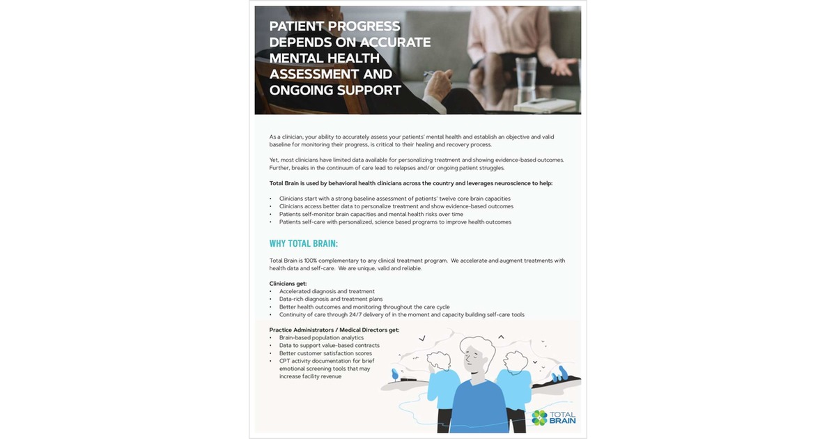 Patient Progress Depends on Accurate Mental Health Assessment and Ongoing Support