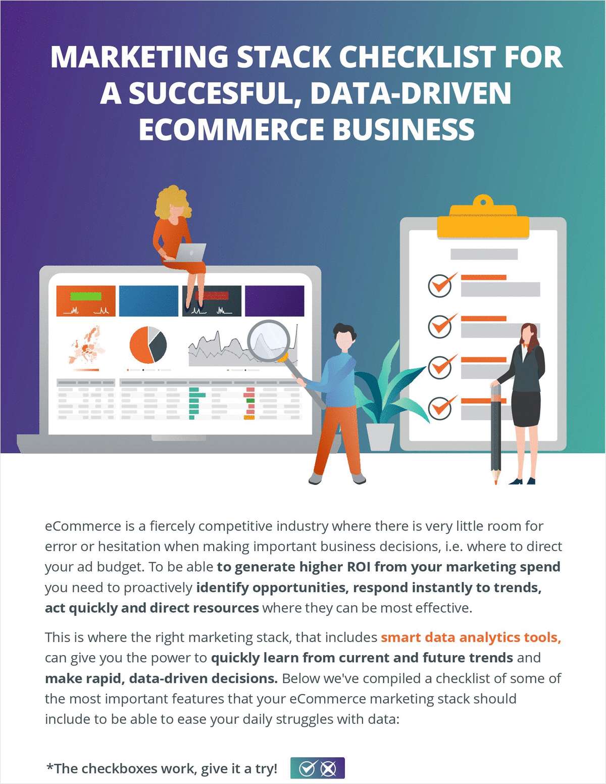 Marketing Stack Checklist - for a Successful Data-Driven eCommerce Business