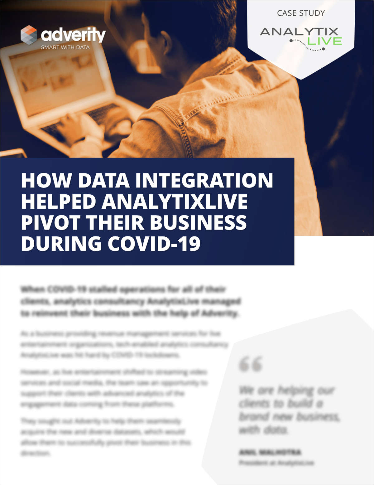 eGuide: How Data Integration Helped Analytix Live Pivot Their Business During Covid-19