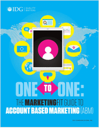One to One: The IDG MarketingFit Guide to Account Based Marketing (ABM)