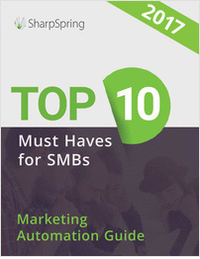 Top 10 Marketing Automation 'Must Haves' for SMBs