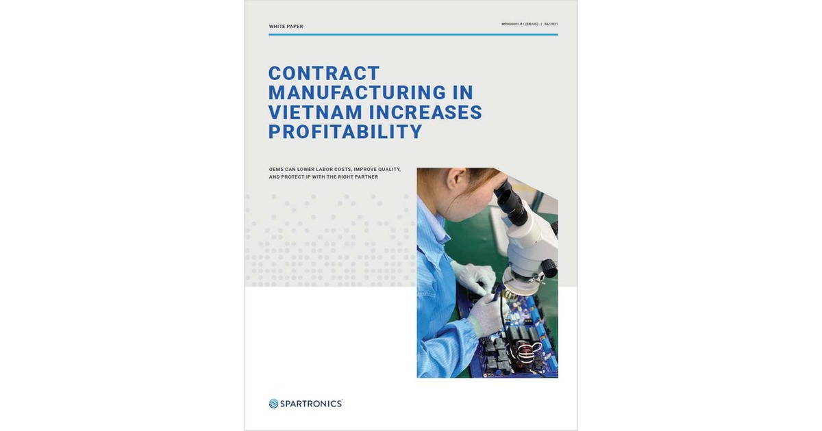 Contract Manufacturing in Vietnam Increases Profitability