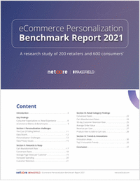 Ecommerce Personalization Benchmark Report 2021