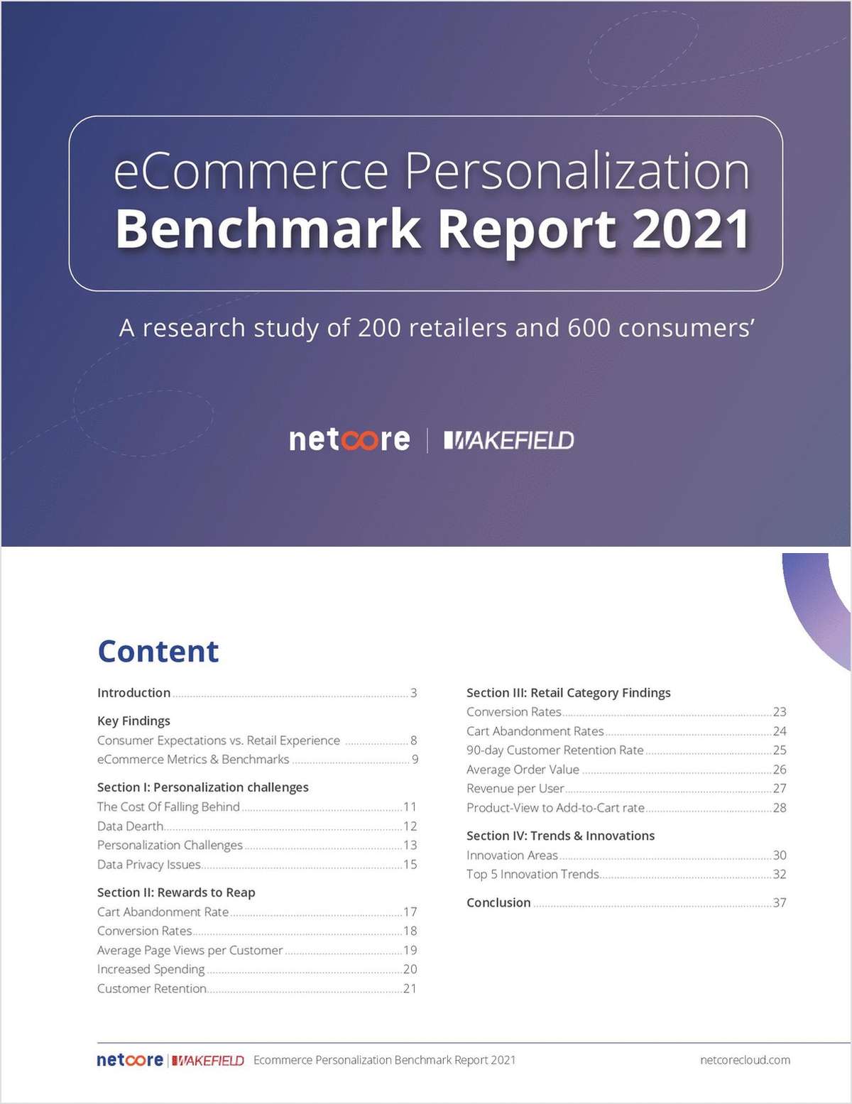 Ecommerce Personalization Benchmark Report 2021