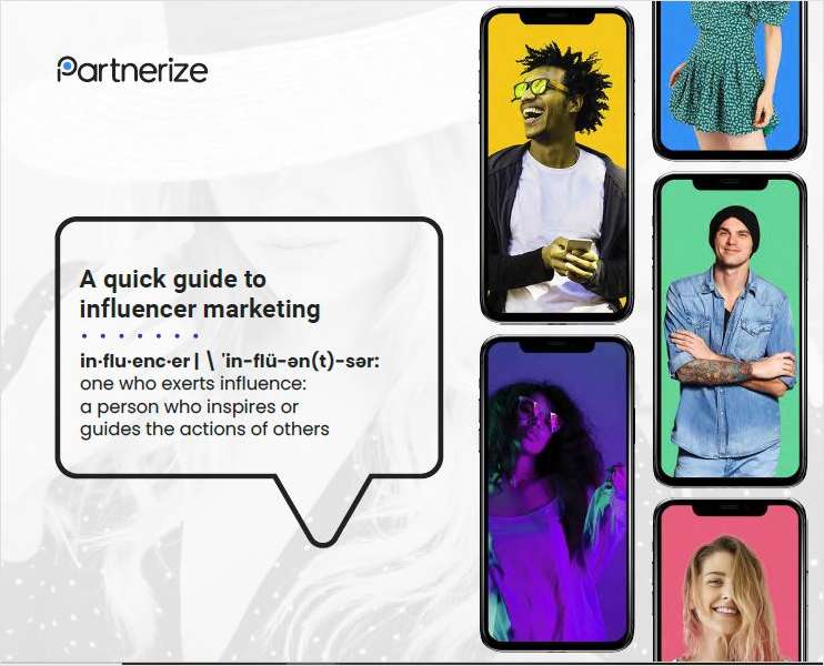 A quick guide to influencer marketing