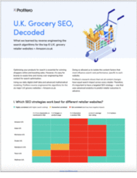 UK Grocery SEO - Decoded