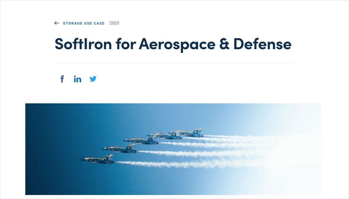 SoftIron for Aerospace & Defense