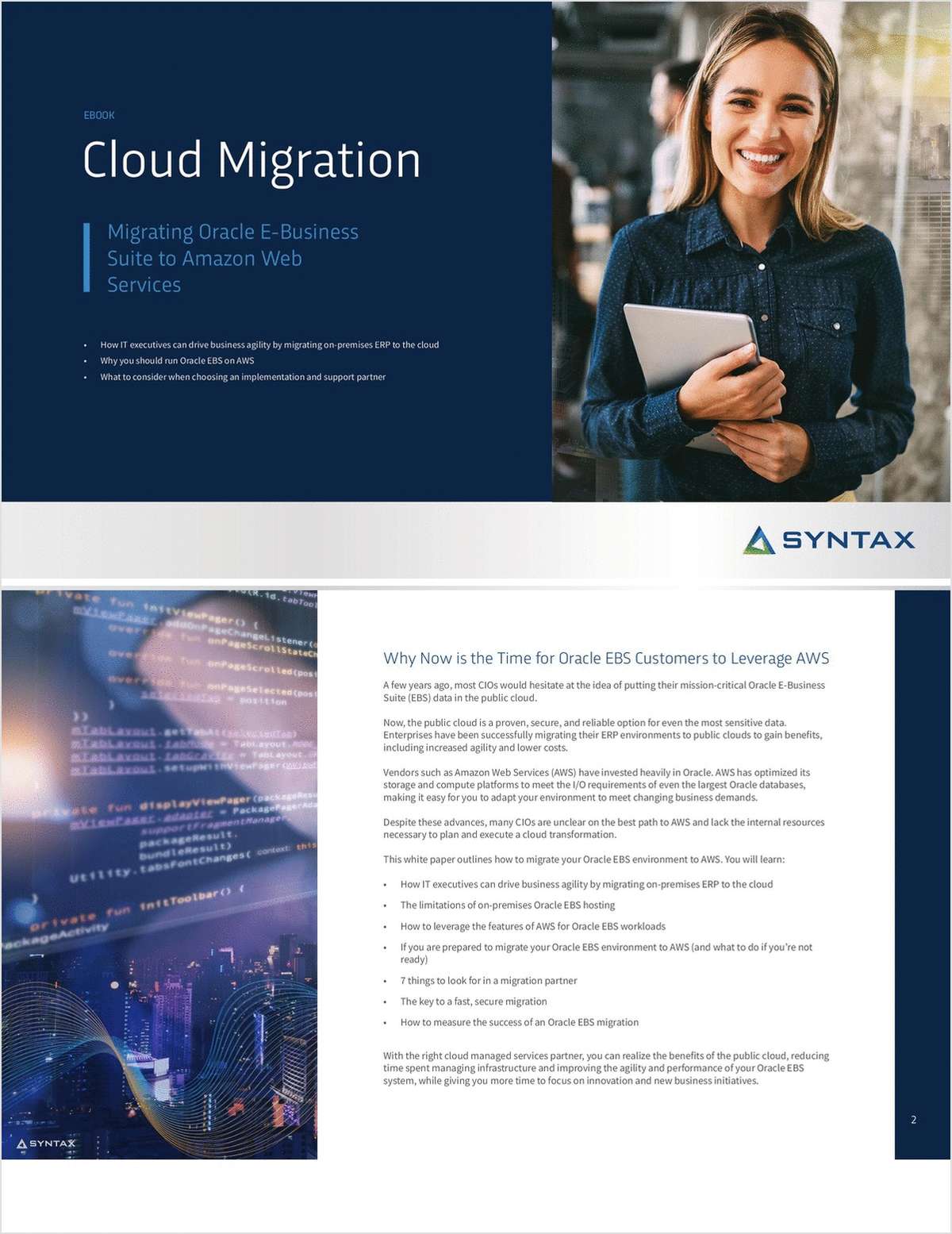 Cloud Migration: Migrating Oracle E-Business Suite to Amazon Web Services