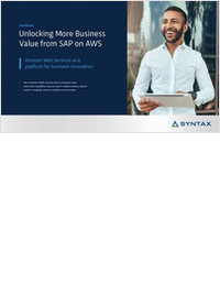 Unlocking More Business Value from SAP on AWS