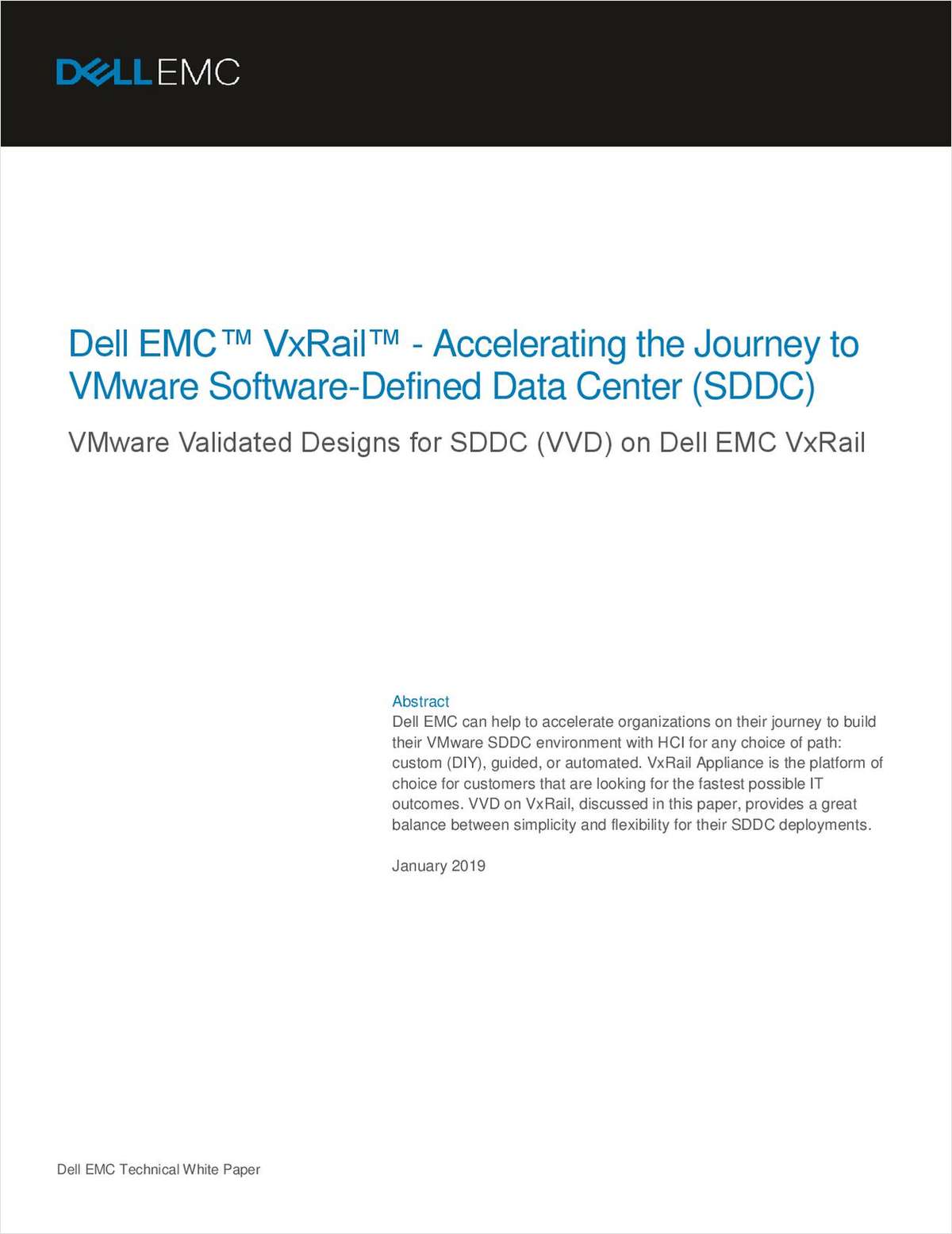 Modernize your IT with Dell EMC VxRail hyperconverged infrastructure