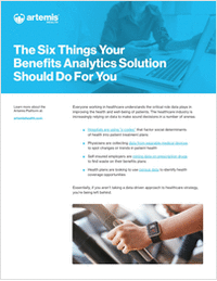 The Six Things Your Benefits Analytics Solution Should Do For You