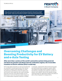 Electric Drive Technology: Boost Productivity for EV Battery and e-Axle Testing