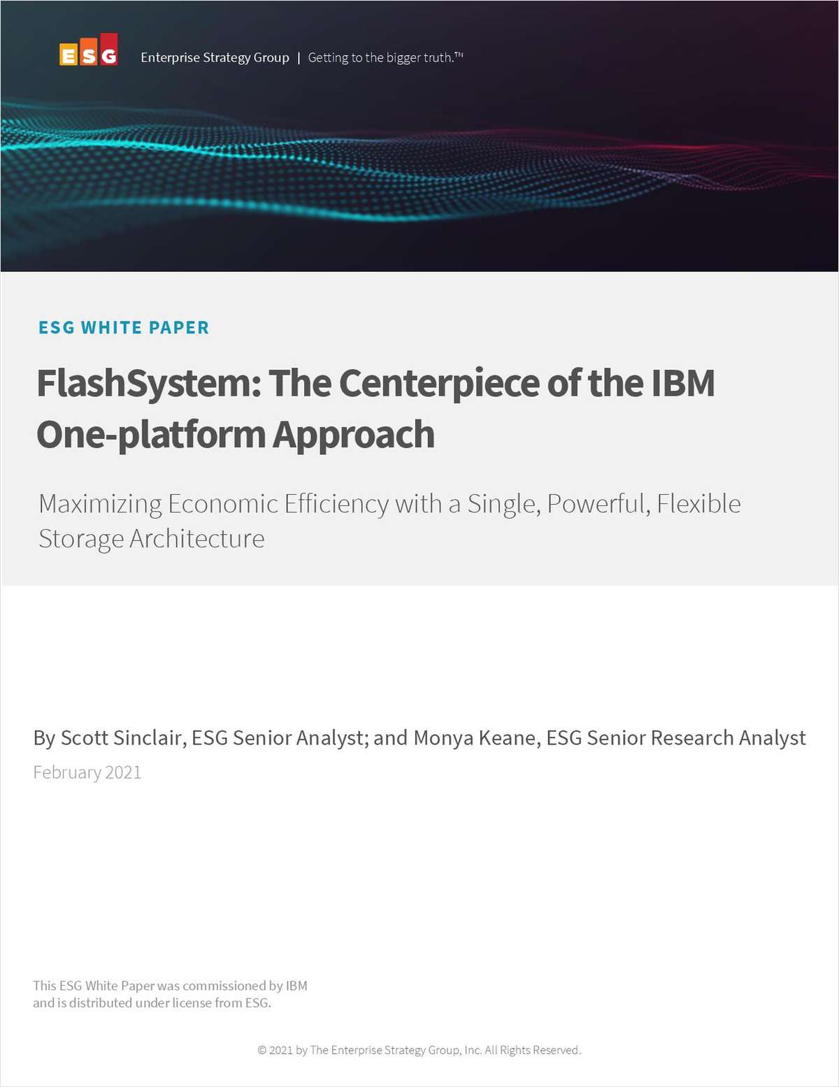 FlashSystem: The Centrepiece of the IBM One-platform Approach