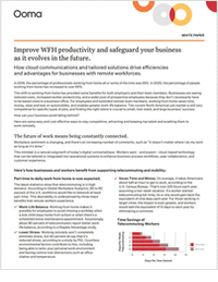 Improve WFH productivity and safeguard your business   as it evolves in the future