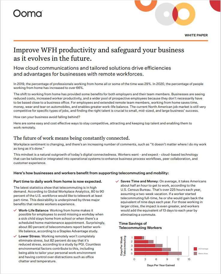 Improve WFH productivity and safeguard your business   as it evolves in the future