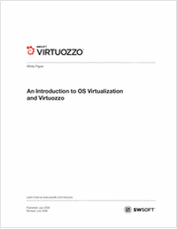 An Introduction to OS Virtualization and Virtuozzo