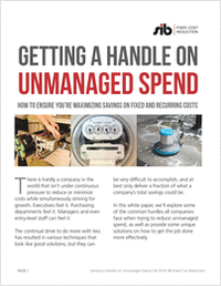 Getting a Handle on Unmanaged Spend
