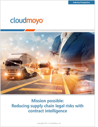Mission possible: Reducing supply chain legal risks with contract intelligence