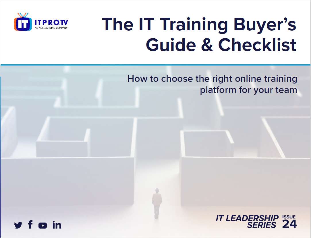 The IT Training Buyer's Guide & Checklist