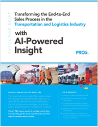 Transforming the End-to-End Sales Process in the Transportation and Logistics Industry with AI-Powered Insight