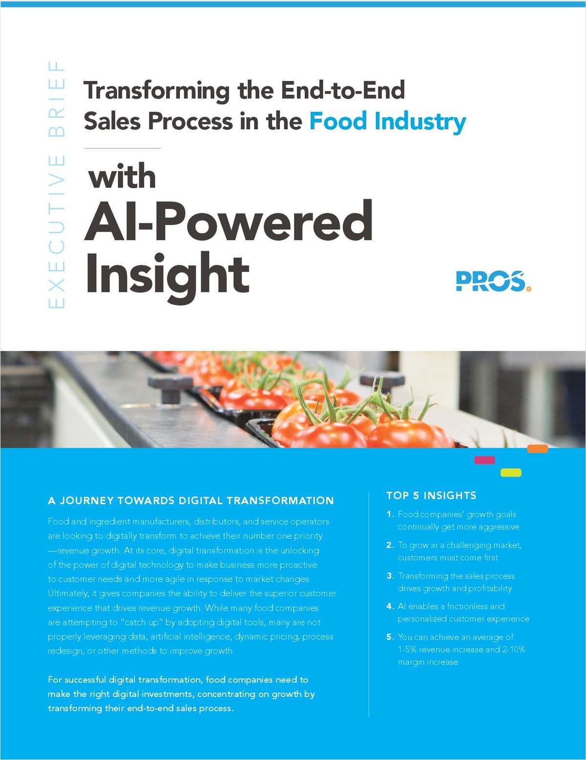 Transforming the End-to-End Sales Process in the Food Industry with AI-Powered Insight