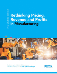 Rethinking Pricing, Revenue and Profits in Manufacturing