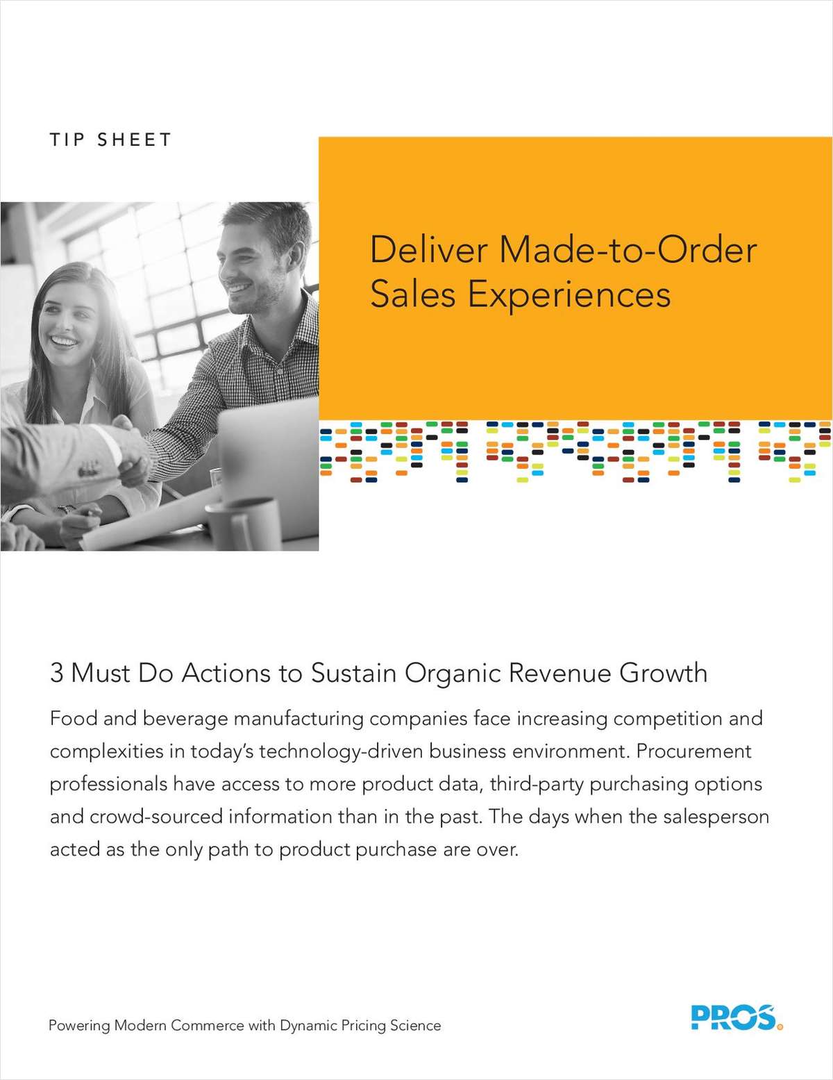 Deliver Made-to-Order Sales Experiences