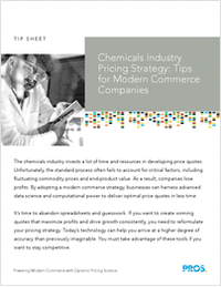 Chemicals Industry Pricing Strategy: Tips for Modern Commerce Companies