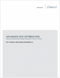 Advanced Site Optimization: Second-Generation Digital Analytical Tools