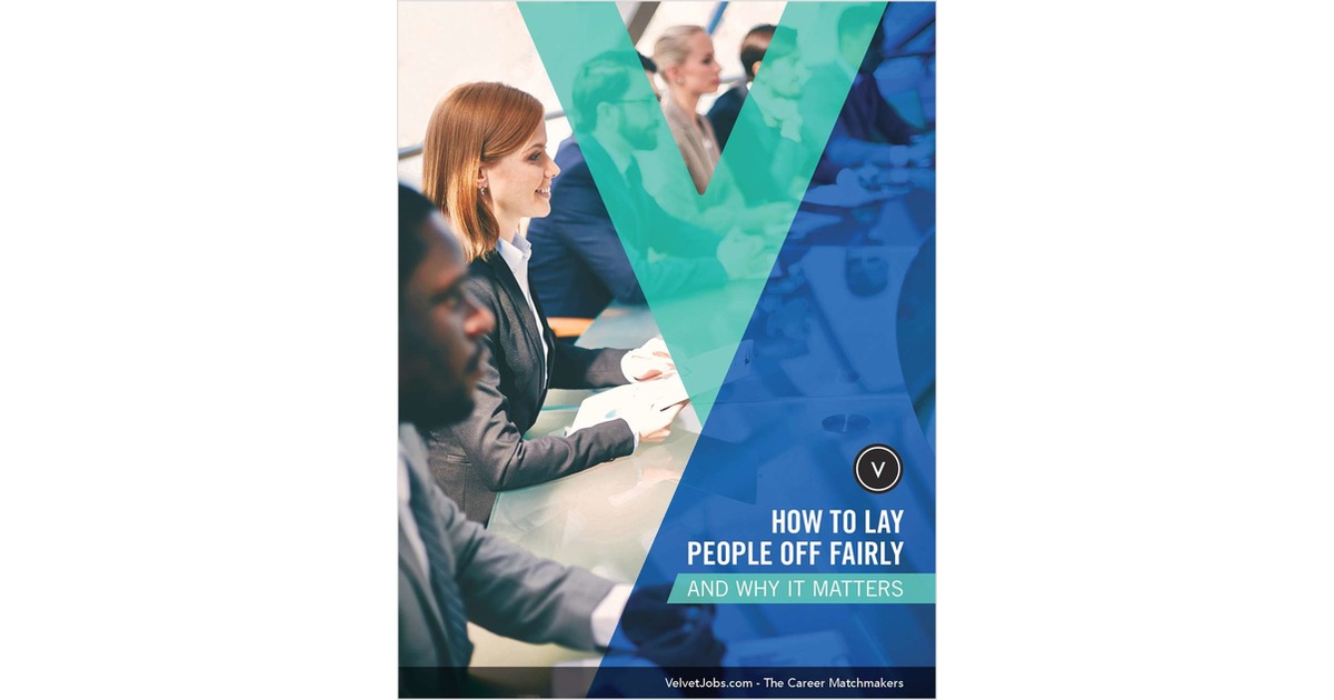 How To Lay People Off Fairly