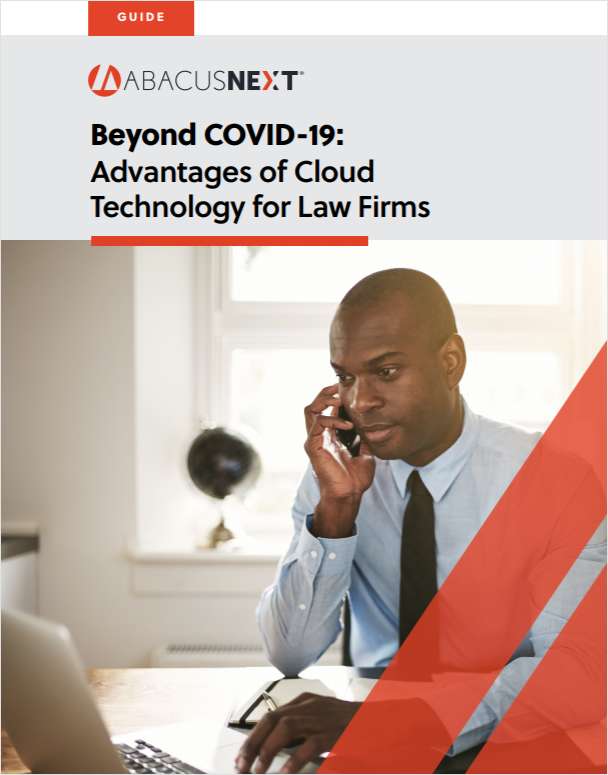 Beyond COVID-19: Advantages of Cloud Technology for Law Firms