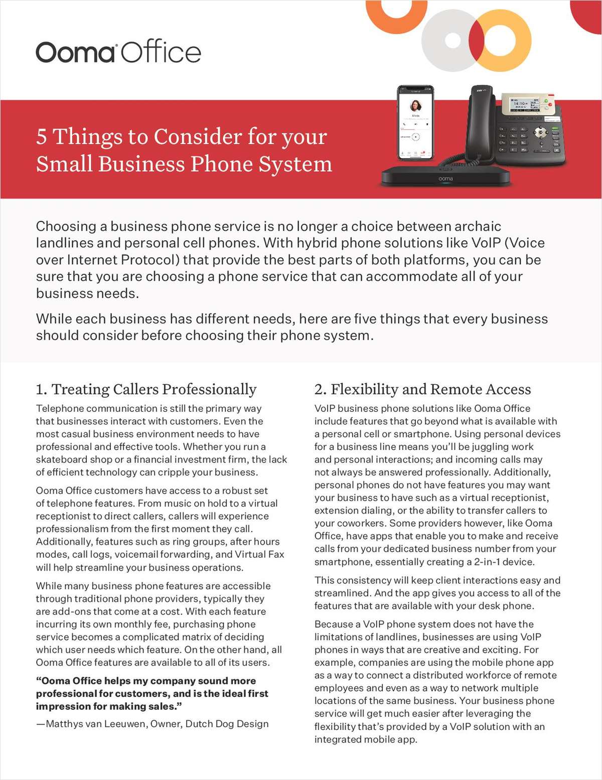 5 Things to Consider for your Small Business Phone System