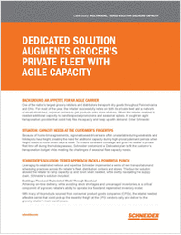 Dedicated Solution Augments Grocer's Private Fleet with Agile Capacity