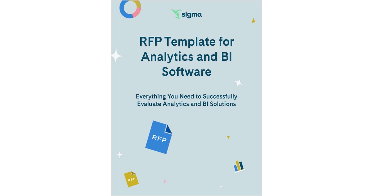 Rfp Template For Analytics And Bi Software, Free Sigma Computing Template