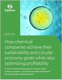 How chemical companies achieve their sustainability and circular economy goals while also optimizing profitability