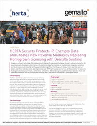 HERTA Security Protects IP, Encrypts Data and Creates New Revenue Models by Replacing Homegrown Software Licensing with Sentinel