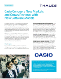 Case Study - Casio Conquers New Markets and Grows Revenue with New Software Models