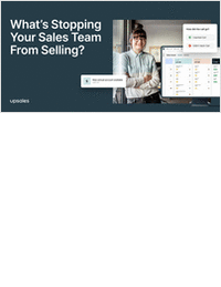 What's stopping your sales team from selling
