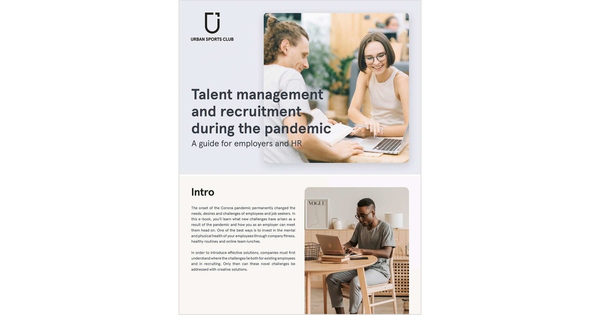 Talent management and recruitment during the pandemic