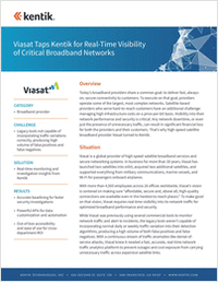 Viasat Taps Kentik for Real-Time Visibility of Critical Broadband Networks